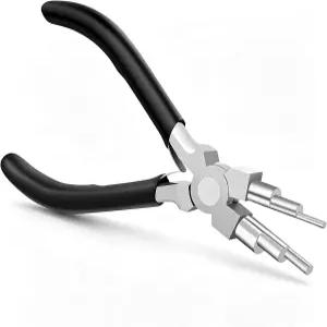 Dracokiter 6단계 베일 제작 플라이어 310mm 주얼리 와이어 랩핑 도구 6가지 의 원형 가 달린 최대