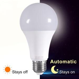 LDHLM 황혼 새벽 센서 전구 E27 5W 7W 9W 12W AC 110V 220V 85-265V 주야간 조명 자동 ON/OFF LED 스마트