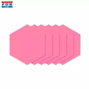 포비 육각보드 고무자석 174 x 200mm 6개입 핑크
