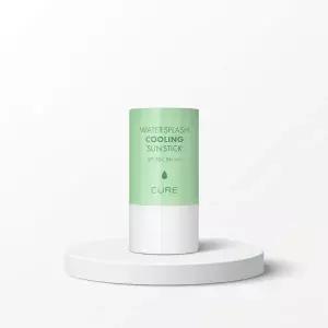 [4회연속1등] 김정문알로에 큐어 쿨링 선스틱 2입(23g + 23g) [얼음자차]
