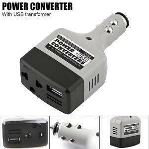 12V/24V ~ 220V 자동차 전원 인버터 USB 포트가 있는 범용 변환기 어댑터 단락 보호 액세서리