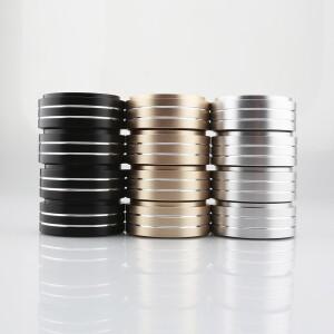 4pcs 58x22mm 알루미늄 HIFI  스피커 절연 스탠드 턴테이블 DAC 피트 패드 골드 실버 튜버 앰프