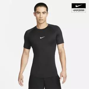 나이키 NIKE 프로 드라이 핏 남성 타이트 핏 반팔 탑 FB7933-010 - LE1214518827