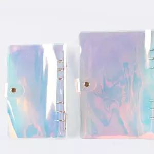 홀로 투명 육공 6공 다이어리 커버 2종/A5 A6 DIY 포켓 t-2FBA9