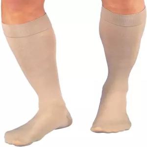 JOBST 릴 15-20mmHg 압박 스타킹 무릎 높이 닫힌 발가락 베이지색 X-대형 전체 종아리