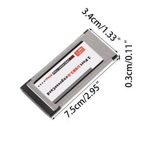 PCI-E 익스프레스 to 2 포트 USB 3.0 34 mm 카드 컨버터 어댑터