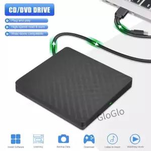 USB3.0 Type-C 슬림 외부 DVD CD RW 드라이브 휴대용 버너 리더 플레이어 라이터 노트북 PC 용 광학