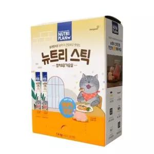 동원 뉴트리플랜 뉴트리 스틱 100p 참치닭가슴살 스틱간식 고양이츄르 참치닭가슴살츄르 참치닭가슴살간식