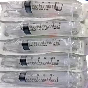탑 플라스틱 주사기 1.7 액량 온스(50ml) 5개 세트 긴 팁 바늘 없음 잉크 주입 소동물 급여 등