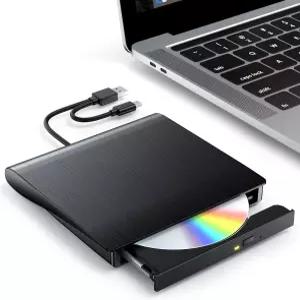 CD DVD 드라이브 외장 광학 경량 플레이어 Mac 컴퓨터 Windows11 쓰기 가능