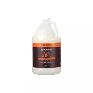 Ginger Lily Farms 3.8L(1갤런) 남성용 3-in-1 샴푸, 에너자이징 향