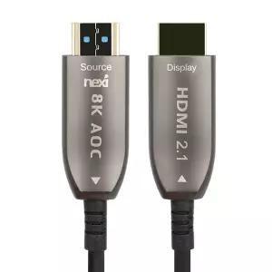 넥시 HDMI 케이블 2.1 하이브리드 광 8K DP to 모니터 연결 선