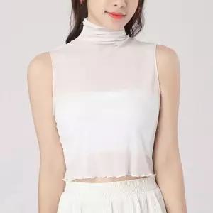 [룽스_6822]페이크 페이크폴라 이너블라우스 목티