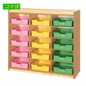 어린이 교구샘 바구니장 (15인용) 안전 H55-6 무늬