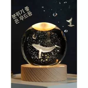 워터볼 스노우볼 고래 따뜻한 일반포장 투명 크리스마스