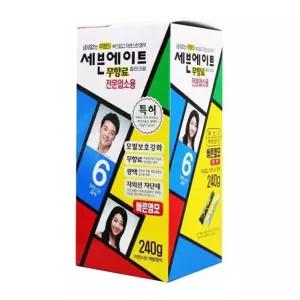 세븐에이트 칼라크림 6호 240g 헤어염색약