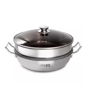 스텐찜냄비 키친아트 일품 통3중 찜솥 36cm