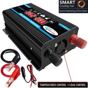 4000W 자동차 전원 인버터 변환기 어댑터 12V 110/220V 전압 변압기 LED 디스플레이 가전 수정 듀얼 USB