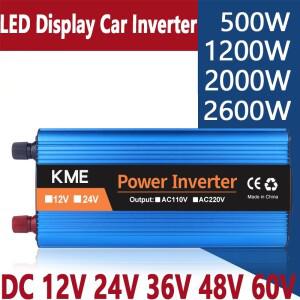 인버터 12V 24V 220V 500W 1200W 36V 48V 60V AC 차량용 파워 뱅크 컨버터 마이크로 태양광