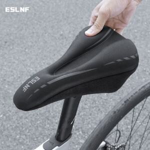 ESLNF 자전거 시트 커버 두꺼운 실리콘 충격 흡수 산악 및 로드 바이크용 소프트 쿠션
