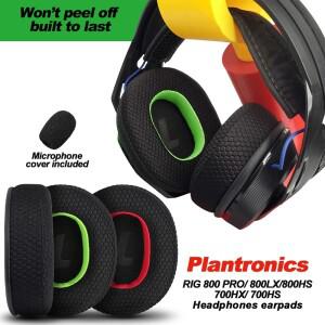 [호환품]Plantronics RIG 800 PRO 800LX/800HS 700HX/700HS와 호환되는 이어패드 교체 업그레이드 이어 패