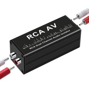 오디오 루핑 아이솔레이터 RCA 자동차 전류 소음 제거기 바닥 감소 공통 접지 패스 필터