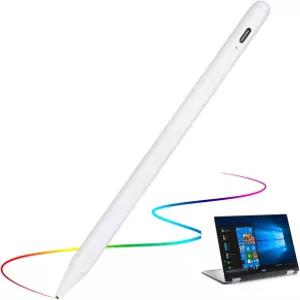 Dell 2용 EVACH 스타일러스 펜 1.5mm 초미세 팁이 있는 정전식 고감도 디지털 펜슬 흰색