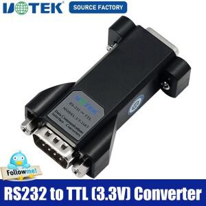 UOTEK 산업용 등급 RS-232-TTL 컨버터 출력 3.3V RS232 TTL 어댑터 DB9 커넥터 UT-210T