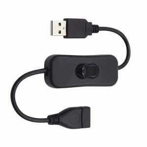 스위치 ON/OFF 케이블 익스텐션 토글 USB LED 스트링 가제트 전원 공급 장치 도구 28cm