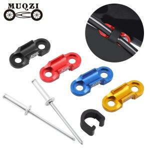 MUQZI 자전거 케이블 가이드 MTB 도로 접이식 시프트 브레이크 하우징 호스 클램프 프레임 C-클립 어댑터
