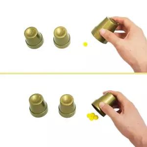 제이엘 컵마술 마술 도구 컵앤볼 볼마술 Small) Balls Cups 금색컵앤볼(소)(Gold