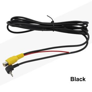RCA 2.5mm AV 컨버터 케이블 자동차 후방 보기 주차 카메라 DVR 연결 전용 지지대