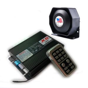 [호환품]200W 자동차 바이크 오토바이 사이렌 리모컨 메가폰 X5 고출력  오프닝 스피커 시스템 호스트 박스