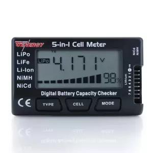 에너지 5-in-1 배터리 미터 LiPo/LiFePO4/Li-ion/NiCd/NiMH 팩용 지능형 셀 디지털 체커/발란스기