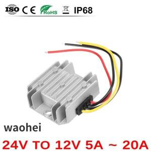 신뢰할 수 있는 DC 컨버터 스텝 다운 전압 조정기 자동차 태양광용 벅 모듈 24 V-12 V 5A 10A 20A