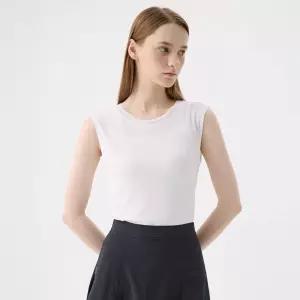 [본사정품] 더 레노마 베이직 라운드 민소매 티셔츠-R2G22JTS090