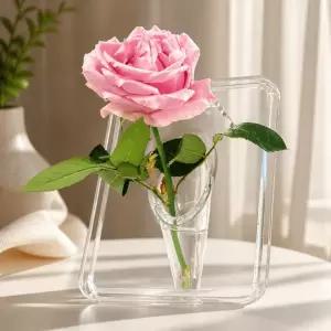 화병 아크릴 디자인 액자형 DD-13383 꽃병 투명