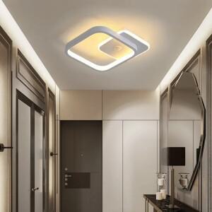 DINDALLED 모션 센서가 장착된 스마트 호환 LED 천장 조명 85-265V 복도 입구 에너지 절약 자동 켜짐/꺼짐