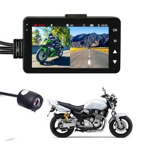[호환품]AC14 바이크 오토바이 DVR 카메라 GPS 운전 기록 장치 전후방 영상 블랙박스