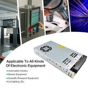 LRS-350-12V 24V 36V 48V 350W 단일 출력 스위칭 전원 공급 장치 12V 29A AC-DC SMPS