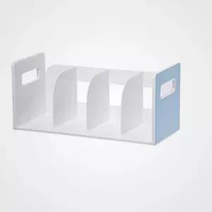 우유백 책상 민트 4단 서류 책꽂이 트레이 정리 파일 오피스 485x210x220mm SYSMAX마이룸