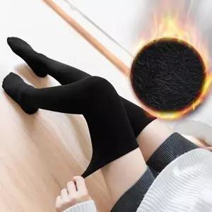[셀러허브 1]멀린 소프트 융털 겨울 니삭스 스타킹 USD-231009 (11487663)