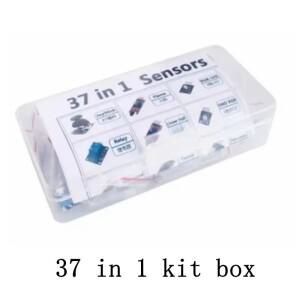 45 in 1 센서 모듈 16종 스타터 키트 (아두이노 라즈베리 파이용) 박스 포함 37 1보다 우수한 DIY UNO R3 M