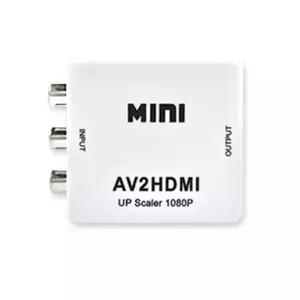 (HD-V03) RCA/AV to HDMI 변환 컨버터 3RCA를 HDMI로