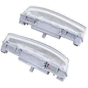 YAECCC 안개등 LED 주간주행등 한 쌍 2007-2015년 메르세데스 벤츠 C 클래스 W204 C250 C300 C350 E W212 E350 호환