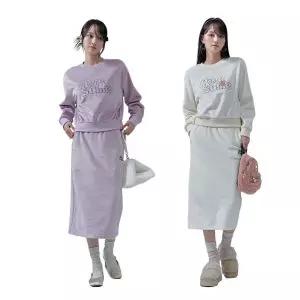 [체이스컬트] 여성 H라인 융기모 롱스커트 2컬러