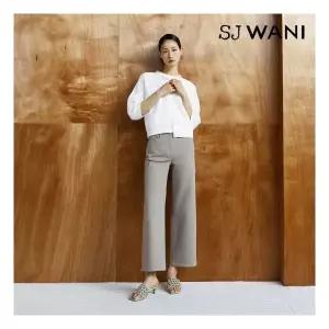 SJ와니 프렌치 크롭 와이드 데님팬츠 1종 [런칭 가격 89,900원]