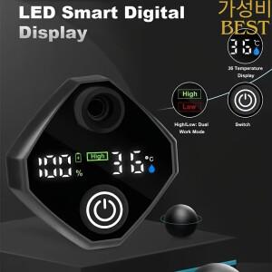 휴대용 캠핑 샤워기 1세트 - 6000mAh 충전식 4가지 모드 180분 배터리 수명 적합