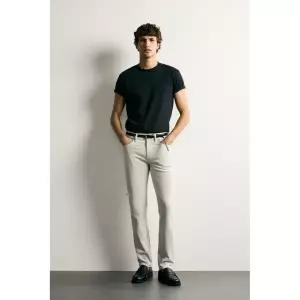 ZARA 자라 BASIC 베이직 SLIM-FIT 슬림핏-JEANS 진 청바지 - Cremefarben 0774/454/712