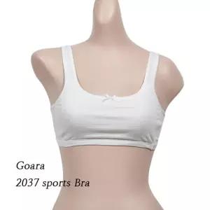 (고아라)(BR2037)네추럴 저자극 순면 스포츠형 주니어 1단계 브라